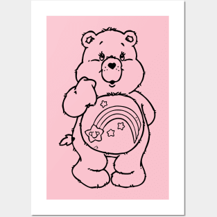 care bear's round belly Posters and Art